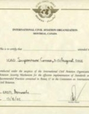 Certifikát ICAO